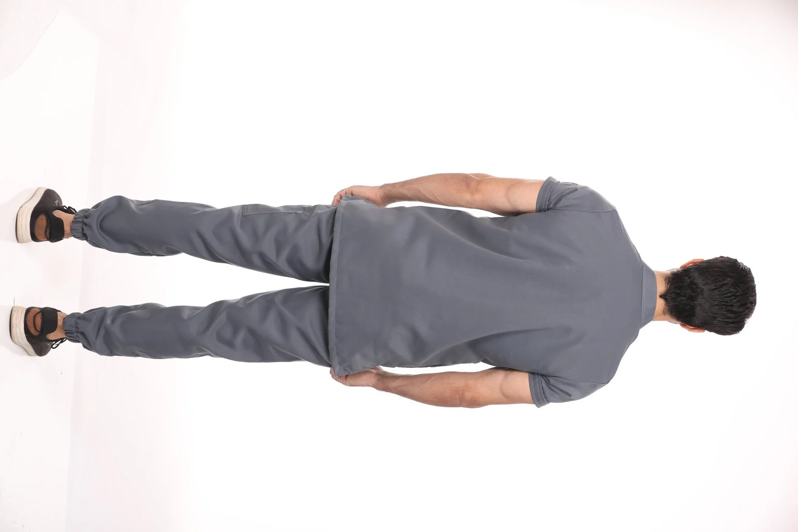 HCOLLAR-HS-GREY-05_310674f3-187f-4606-8f33-d959b878440b-7.jpg سكراب هاف كولار — كم قصير — رمادي