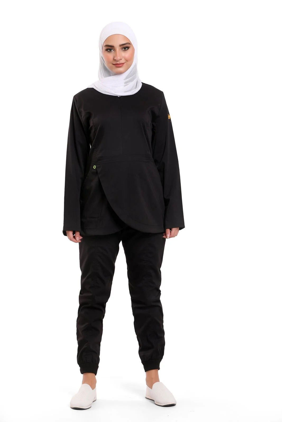 سكراب توليب — كم كامل — أسود