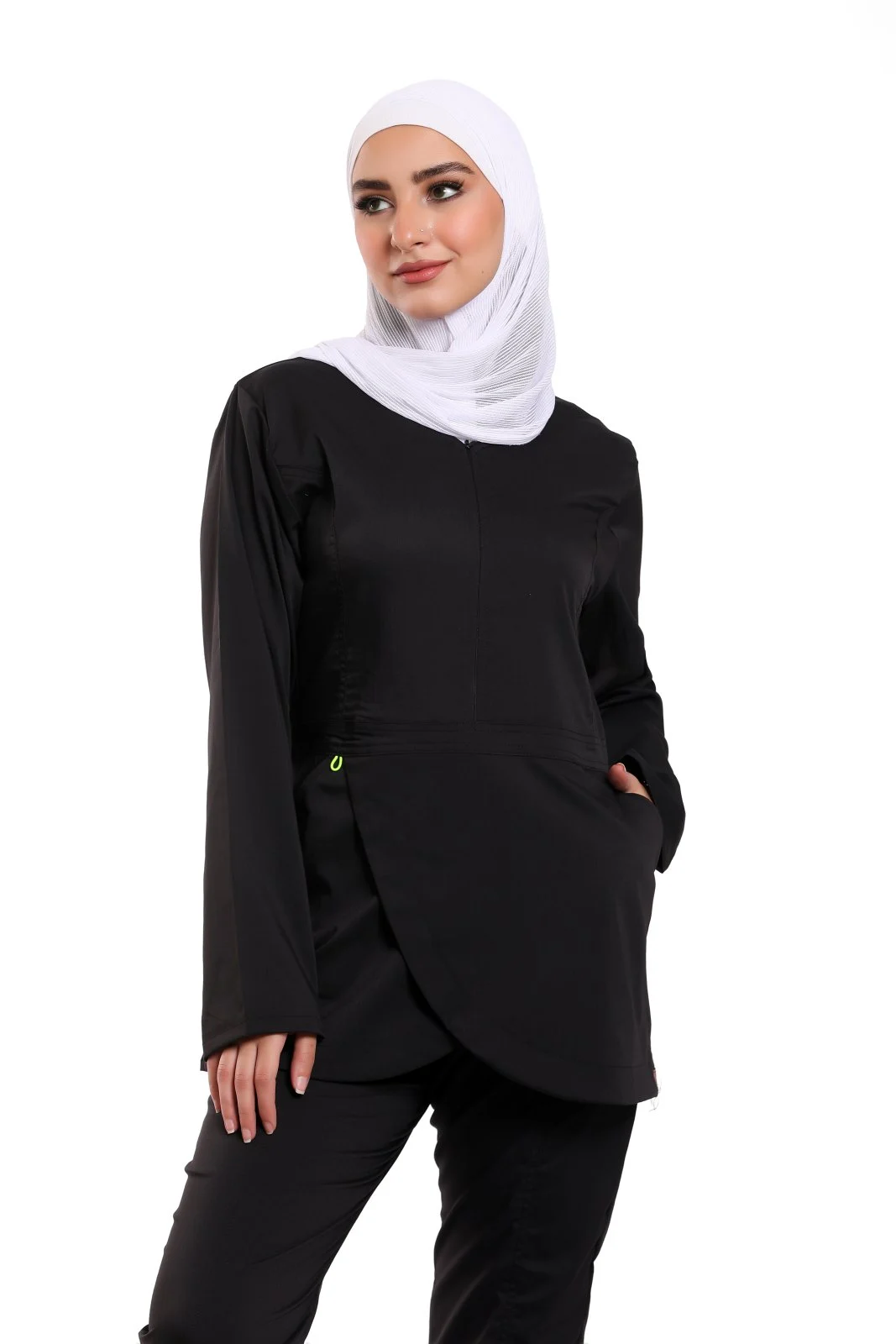 سكراب توليب — كم كامل — أسود