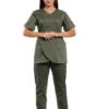 سكراب توليب — كم قصير — اخضر زيتوني